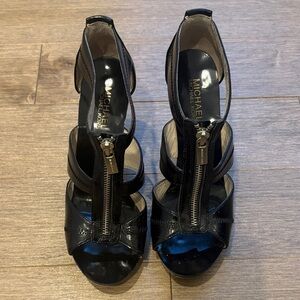 Michael Kors Black Strappy Heels
